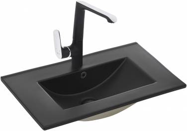 WELTWASSER DEILBACH 7506-70 MT-BL 71x47 черный матовый