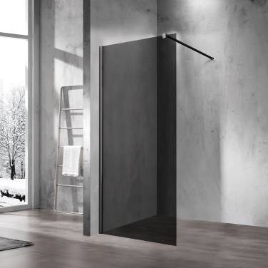 Vincea Walk-In VSW-1H110CGB, 1100*2000, черный, стекло тонированное