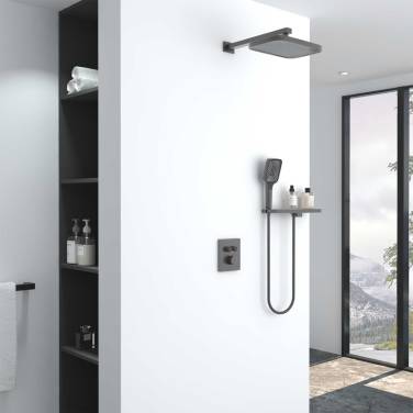 Vincea VSFW-321MT1RGM встраиваемый, термостат, двухрежимный, вороненая сталь
