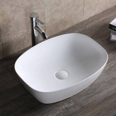 Ceruttispa CR0064 накладная, белая, прямоугольная 510х390х140