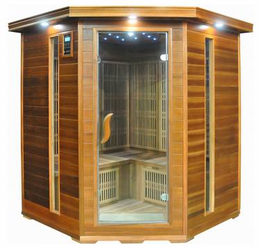 SaunaMagic Cedar CST Corner Medium