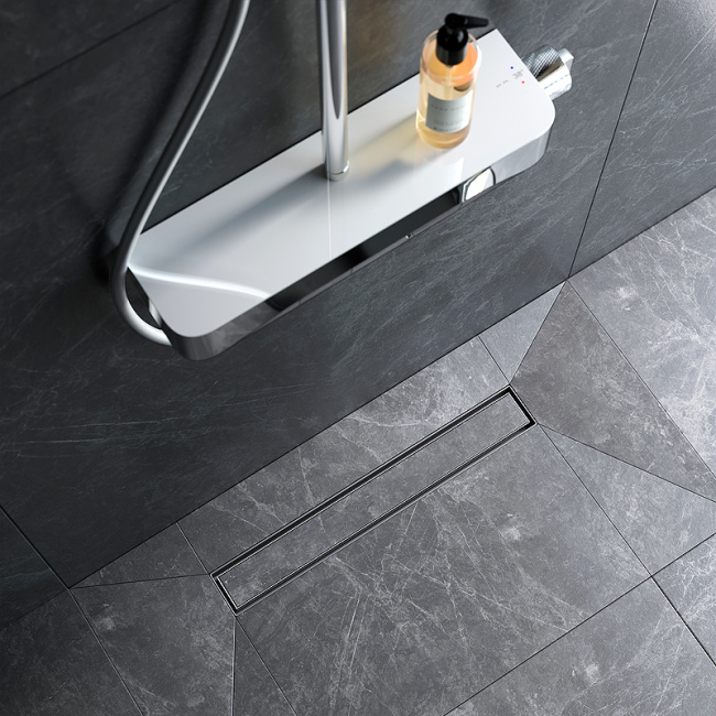 Am.Pm MasterFlow 50 W01SC-U11-050-04SB с решеткой Хром матовый / под плитку Tile