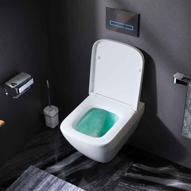 AM.PM Spirit V2.0 Square FlashClean C701701SC подвесной с сиденьем микролифт