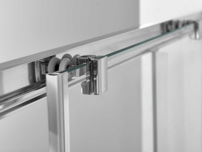 Vincea Alpha 100x100 VSS-3AL100CLB профиль Черный стекло прозрачное без поддона