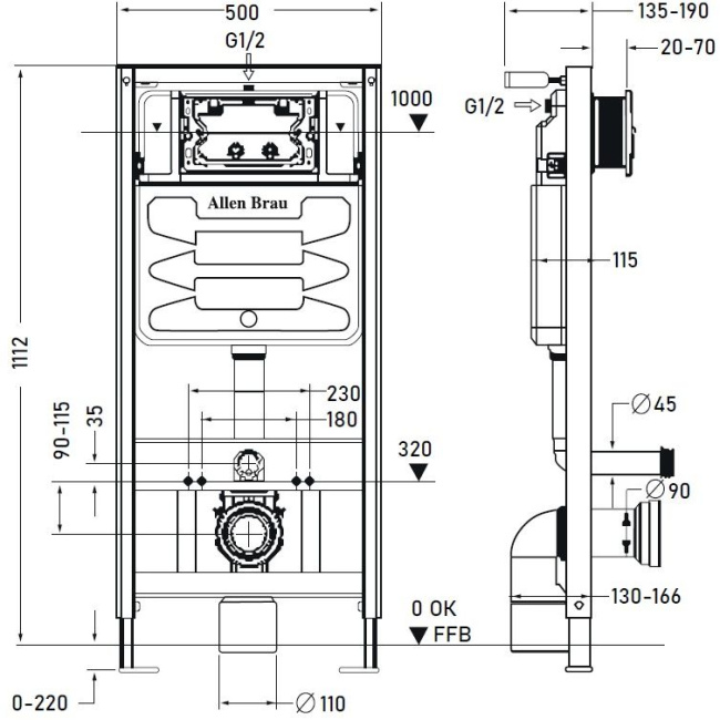 Allen Brau Pneumatic 9.11100.20