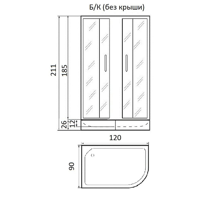 River Don XL 120/90/24 MT L без поддона