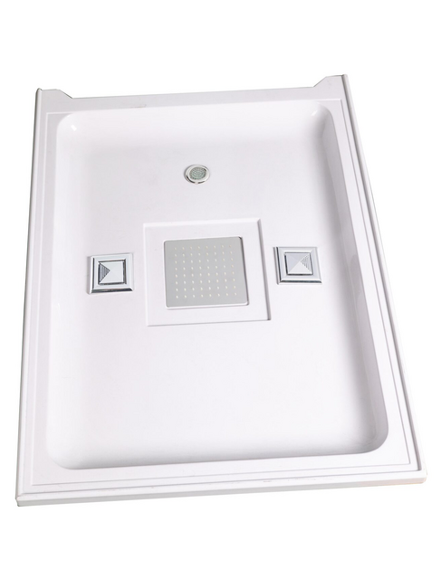 WeltWasser WW500 LAINE XL 1002 с поддоном 100x100x227 см