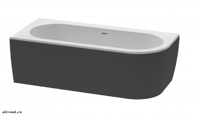 Cezares Slim CORNER-180-80-60-L-NERO-SET