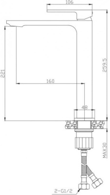 BelBagno Luce LUC-LMC-CRM