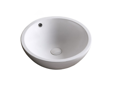 Ceruttispa CR1001 накладная, белая, круглая, с переливом 450х450х170