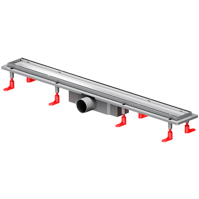 Am.Pm PrimeFlow 80 W02SC-U11-080-04SB с решеткой Хром матовый / под плитку Tile