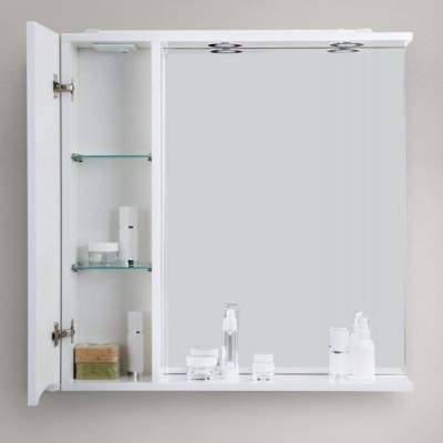 BelBagno Marino 80x75 MARINO-SPC-800/750-1A-BL-P-L левое с подсветкой