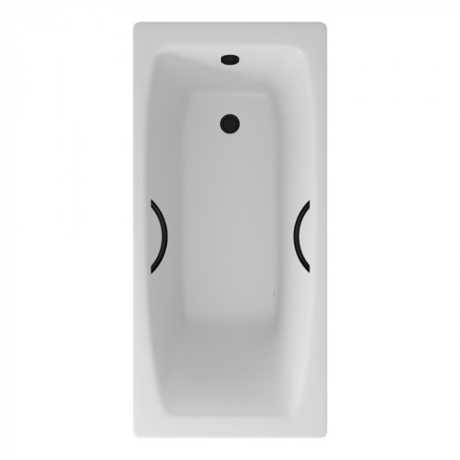 Delice Repos 150х70 с черными матовыми ручками DLR220507RB