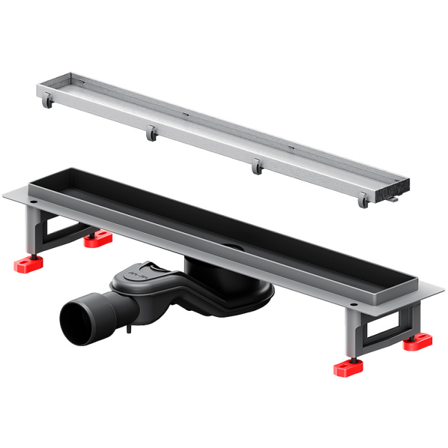 Am.Pm MasterFlow 50 W01SC-U11-050-04SB с решеткой Хром матовый / под плитку Tile