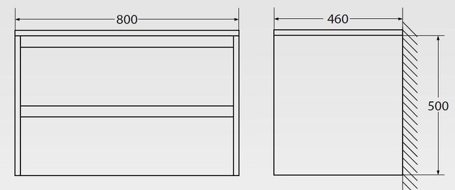 BelBagno Kraft 80 см KRAFT-800-2C-SO-BO