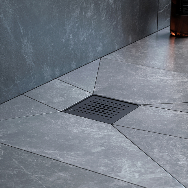 Am.Pm PrimeFlow 10 W02BD-P11-010-01BM с Черной матовой решеткой Cut Gradient