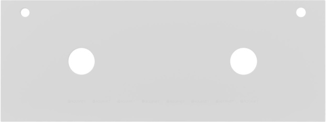 Aquanet Арт 120 (2 отв.) цв.белый матовый (313263)