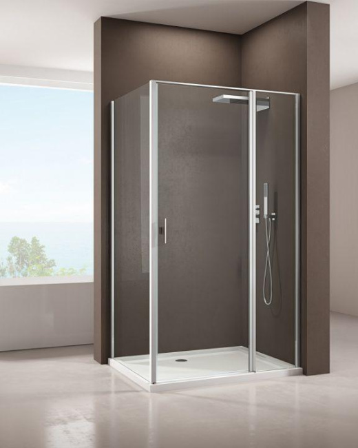 Allen Brau Priority 90x100 3.31001.00 + 3.31019.00 хром без поддона