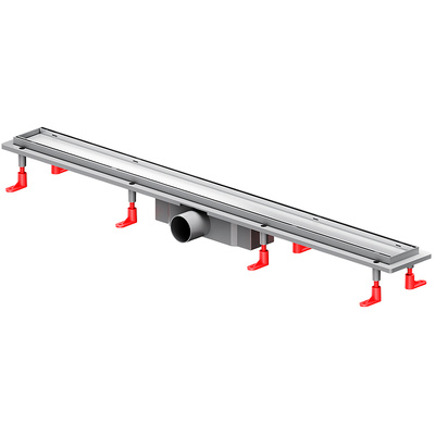 Am.Pm PrimeFlow 90 W02SC-U11-090-04SB с решеткой Хром матовый / под плитку Tile