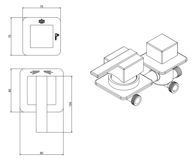 Acquazzone Nikita 90SW 90х90 без пара