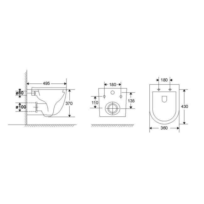 Vincea Tornado Globo VT1-52T цвет белый, ультратонкое soft-close сиденье
