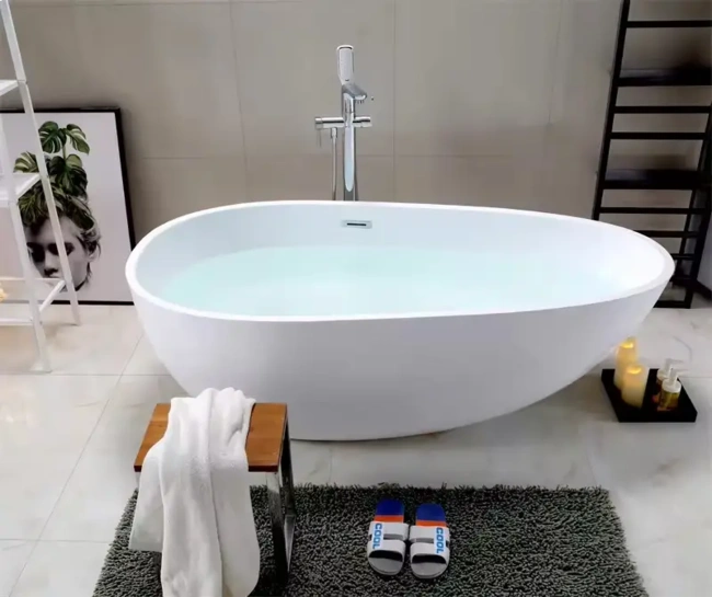 Ceruttispa MIMI (1700x800x580) белая, со сливом-переливом