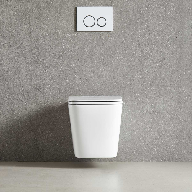 Vincea Tornado Q-Line VT1-12T, цвет белый, ультратонкое soft-close сиденье