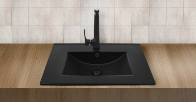 WELTWASSER DEILBACH 7506-70 MT-BL 71x47 черный матовый