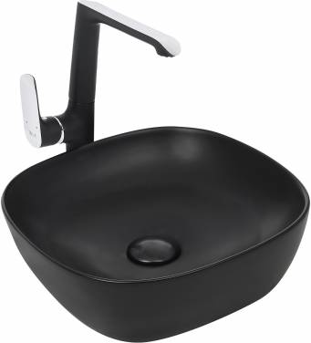 WELTWASSER ELBACH 2184 MB 37x37 матовый черный