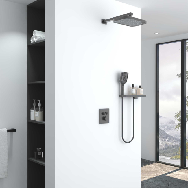 Vincea VSFW-321MT1RGM встраиваемый, термостат, двухрежимный, вороненая сталь