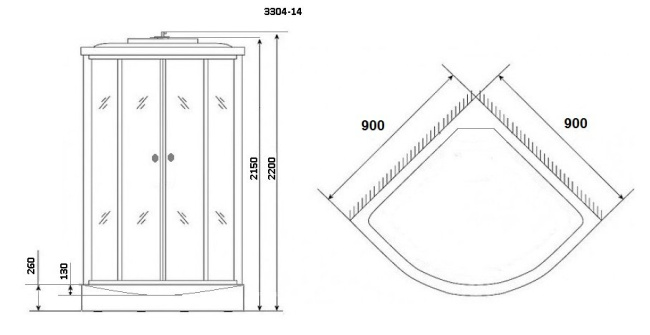 Niagara Eco NG-3304-14 90x90