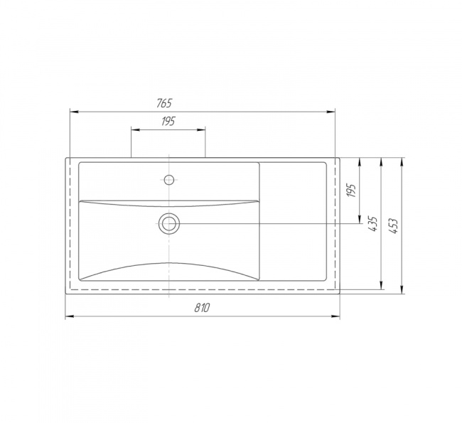 Grossman ФОСТЕР 80 мебельная крыло справа
